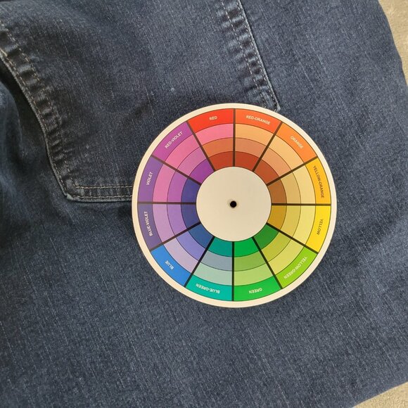 Riders by Lee Womens Jeans 24W Plus Straight Leg Dark Blue Denim Zip Fly SL34E - Picture 9 of 9